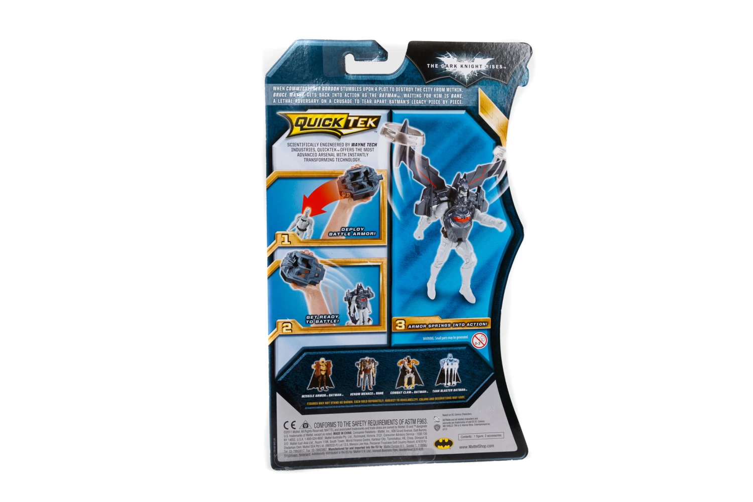 Batman The Dark Knight Rises – Quicktek – Deluxe Flight Strike Batman Figure 3 Batman The Dark Knight Rises – Quicktek – Deluxe Flight Strike Batman Figure - Image 3