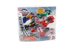 Power Rangers – RPM – Turbo Ocatane Racer Set – Eagle, Lion, Shark & Wolf Racer (Micro)