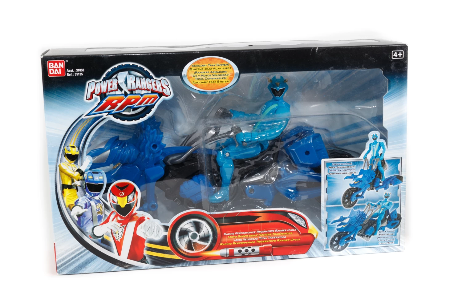 Power Rangers – RPM – Racing Performance Triceratops Ranger Cycle And Figure 1 Power Rangers – RPM – Racing Performance Triceratops Ranger Cycle And Figure
