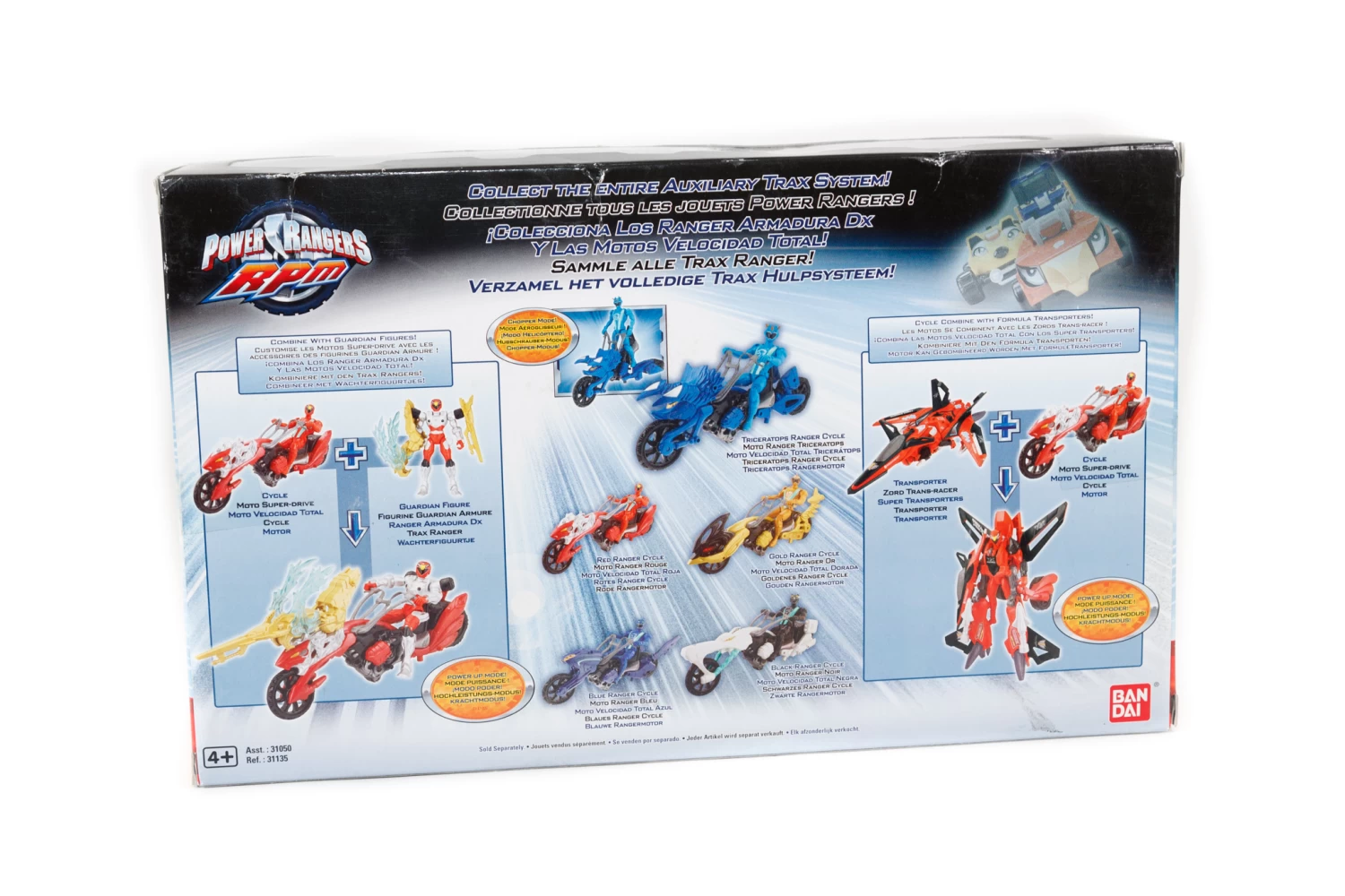 Power Rangers – RPM – Racing Performance Triceratops Ranger Cycle And Figure 2 Power Rangers – RPM – Racing Performance Triceratops Ranger Cycle And Figure - Image 2