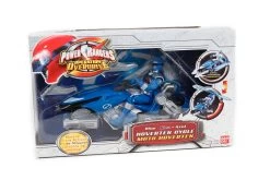 Power Rangers – Operation Overdrive – Blue Hovertek Cycle With Blue Ranger