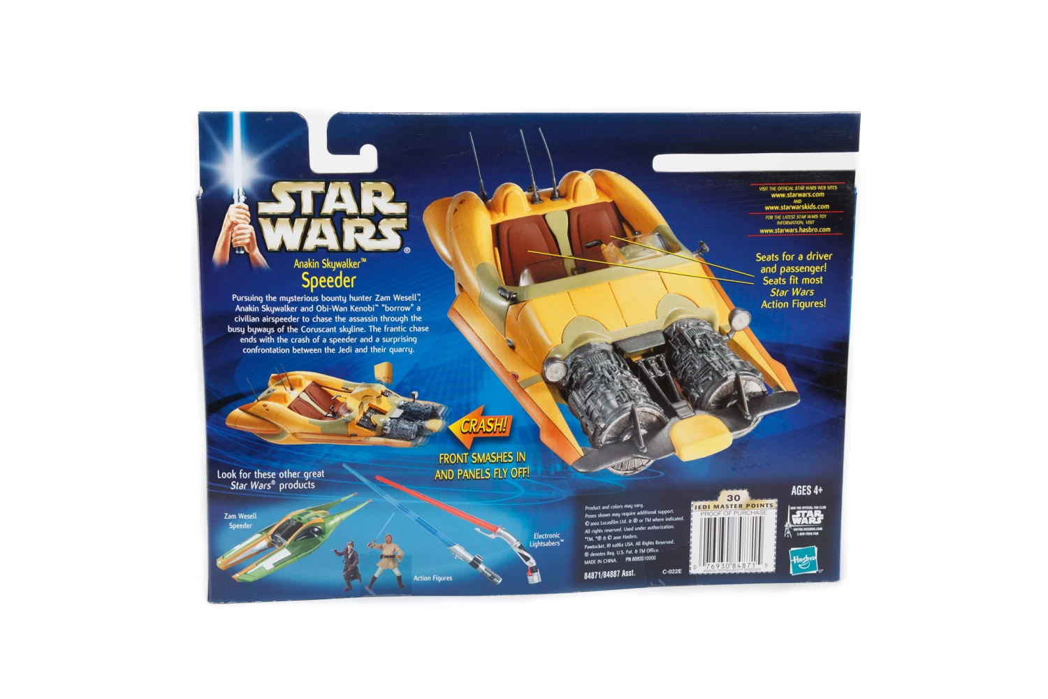 Star Wars Attack Of The Clones – Anakin Skywalker Speeder With Blast-off Panels 2 Star Wars Attack Of The Clones – Anakin Skywalker Speeder With Blast-off Panels - Image 2