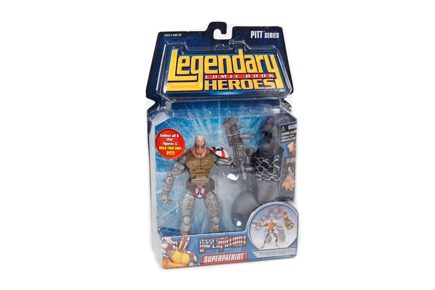 Legendary Comic Book Heroes – Pitt Series – SuperPatriot Figure (No Mask) 1 Legendary Comic Book Heroes – Pitt Series – SuperPatriot Figure (No Mask)