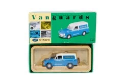 Corgi Vanguards – 1:43 Scale – Ford Anglia Van – Stratford Blue – VA00414