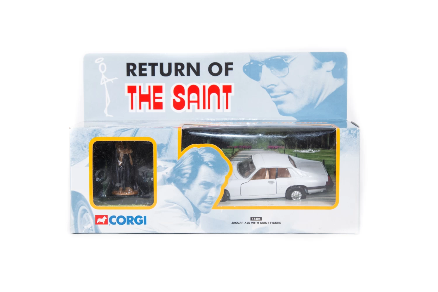 Corgi Return Of The Saint – Jaguar XJS With Saint Figure – 57404 1 Corgi Return Of The Saint – Jaguar XJS With Saint Figure – 57404