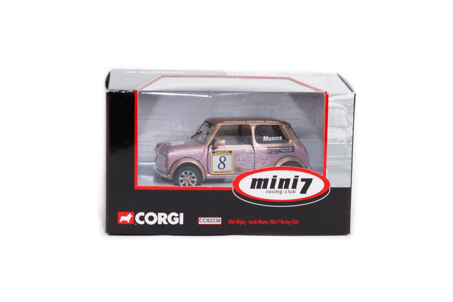 Corgi Mini 7 Racing Club – Mini Miglia – Sarah Munns – CC82238 1 Corgi Mini 7 Racing Club – Mini Miglia – Sarah Munns – CC82238