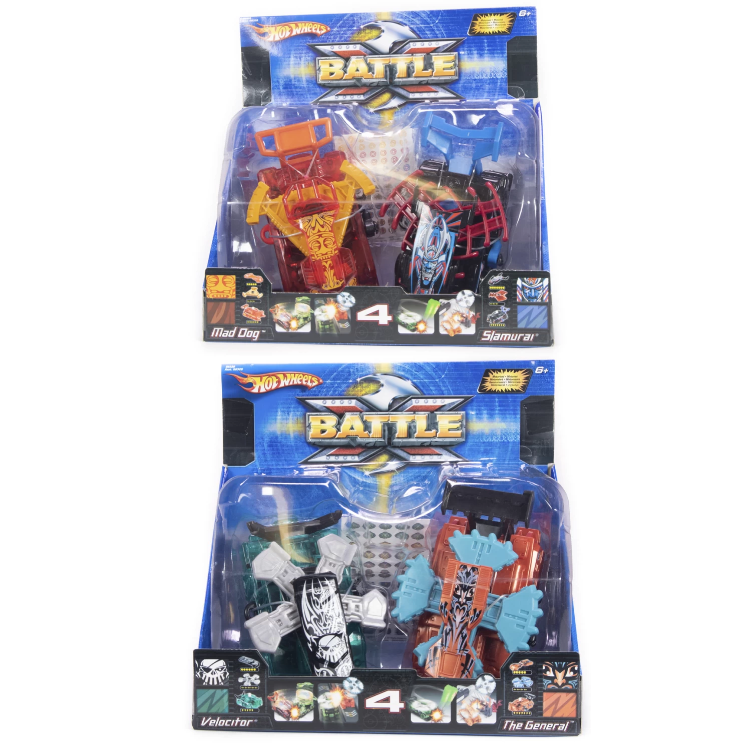 Hot Wheels Battle X – Mad Dog, Slamurai, Velocitor & The General 1 Hot Wheels Battle X – Mad Dog, Slamurai, Velocitor & The General