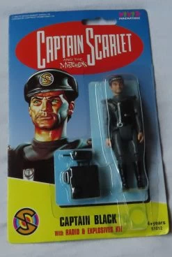 Captain Scarlet And The Mysterons – Captain Black Figure By Vivid In 1993 -Trendy Toy Store IMG 0765