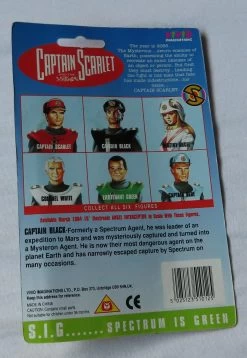 Captain Scarlet And The Mysterons – Captain Black Figure By Vivid In 1993 -Trendy Toy Store IMG 0766