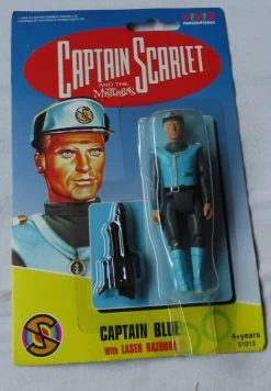 Captain Scarlet And The Mysterons – Captain Blue Figure By Vivid In 1993 -Trendy Toy Store IMG 0770 scaled 1