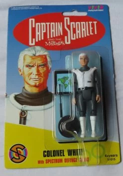 Captain Scarlet And The Mysterons – Colonel White Figure By Vivid In 1993