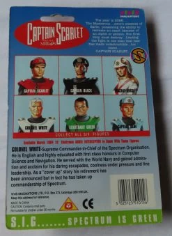 Captain Scarlet And The Mysterons – Colonel White Figure By Vivid In 1993 -Trendy Toy Store IMG 0782 scaled 1
