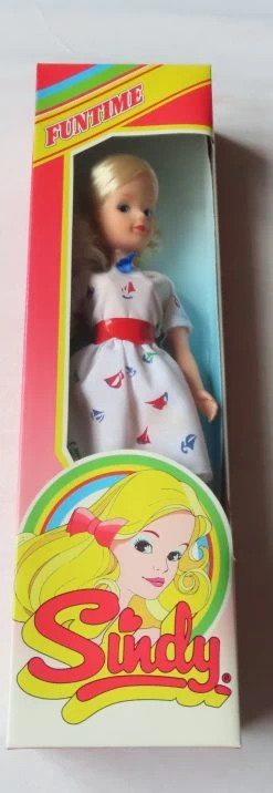 1980’s Pedigree Sindy – Funtime Doll Dress – Small Mark On Dress