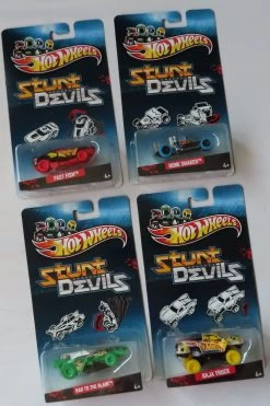 Hot Wheels Stunt Devils – Baja Truck – Bad To The Blade – Bone Shaker – Fast Fish