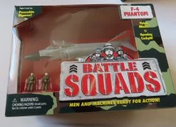 Battle Squads F-4 Phantom With 2 Micro Figures