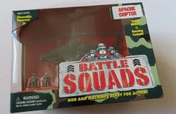 Battle Squads Apache Copter With 2 Micro Figures