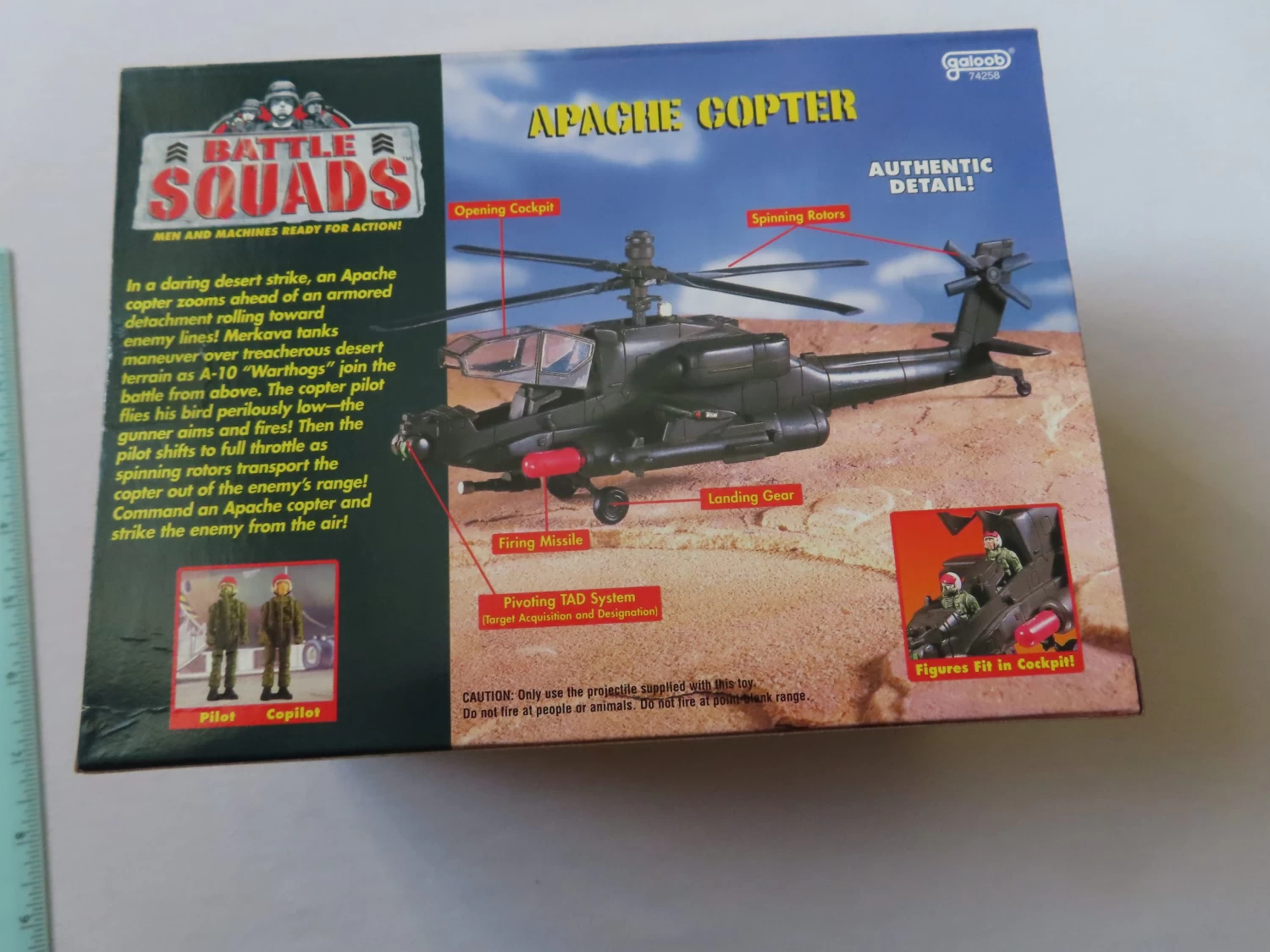 Battle Squads Apache Copter With 2 Micro Figures 8 Battle Squads Apache Copter With 2 Micro Figures - Image 8