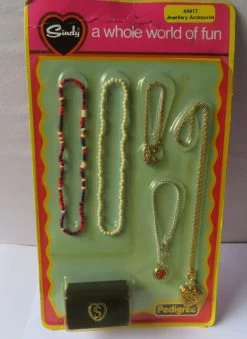 Sindy Vintage 44417 Jewellery Accessories Set By Pedigree