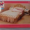 Sindy Rare Bed And Bedside Cupboard By Pedigree ( One Door Knob Broken)