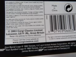 Corgi James Bond 007 The Directors Cut – Goldfinger – Rolls Royce III Sedance DeVille – CC06803 (Colour Logo Variant) -Trendy Toy Store IMG 9423