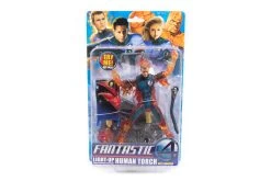 Fantastic Four – Light-up Human Torch With Launcher – Fantastic 4 Figure ( Faulty )
