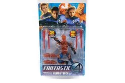 Fantastic Four – Fire Blast Human Torch With Launchers And Projectiles – Fantastic 4 Figure