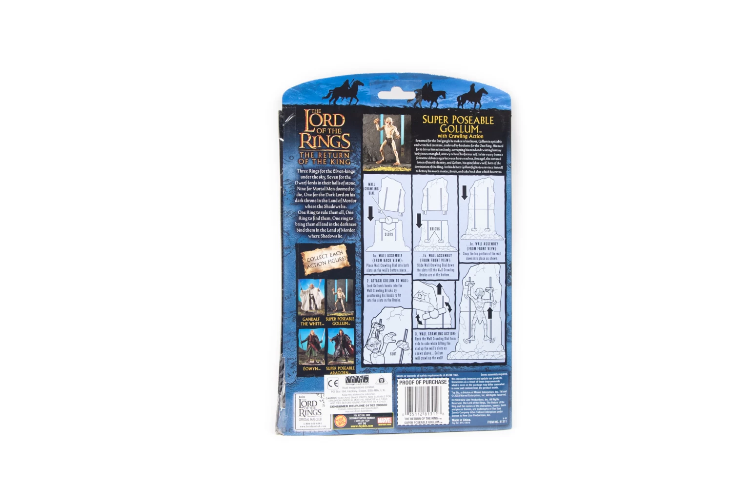 Lord Of The Rings – The Return Of The King – Super Poseable Gollum With Crawling Action 2 Lord Of The Rings – The Return Of The King – Super Poseable Gollum With Crawling Action - Image 2