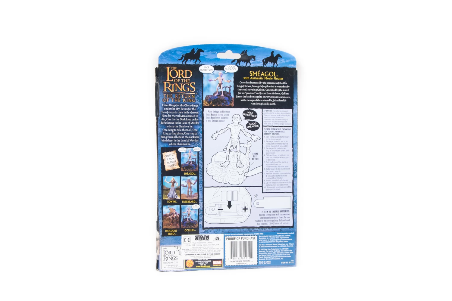 Lord Of The Rings – The Return Of The King – Smeagol With Authentic Movie Phrases 2 Lord Of The Rings – The Return Of The King – Smeagol With Authentic Movie Phrases - Image 2