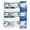 Corgi Modern Truck – 1/50 Scale – Set Of 3 Man Feldbinder Tankers – Lafarge Zement – Estazem, Rapidzen & Optacolor – CC12009, CC12010 & CC12011