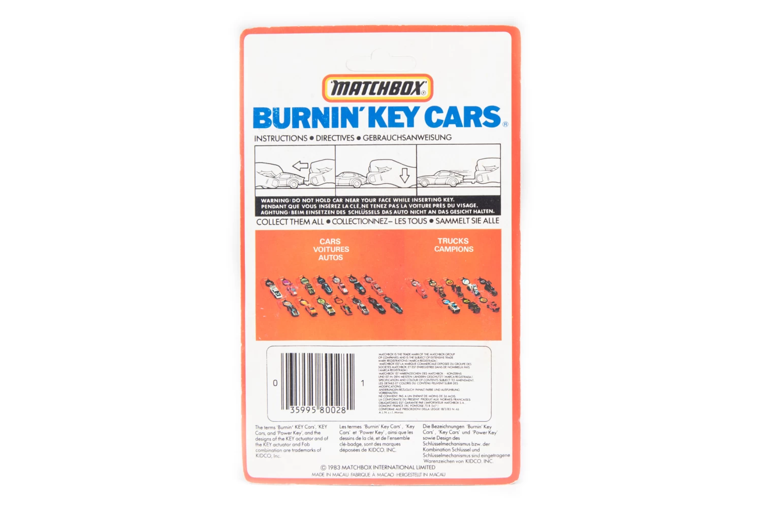 1983 Matchbox Burnin’ Key Cars – ’66 Dodge Charger 2 1983 Matchbox Burnin’ Key Cars – ’66 Dodge Charger - Image 2