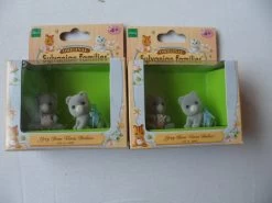 Sylvanian Families – Grey Bear Twins X2 Packs -3203