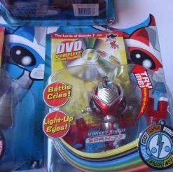 Disney – Super Robot Monkey – Monkey Shout – Spark- 77 – Gibson – Otto Figures With DVD – Faulty Do Not Talk Or Light Light Up -Trendy Toy Store SAM 2647
