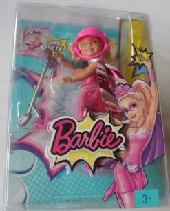 Barbie In Princess Power Chelsea Doll & Scooter- Pink