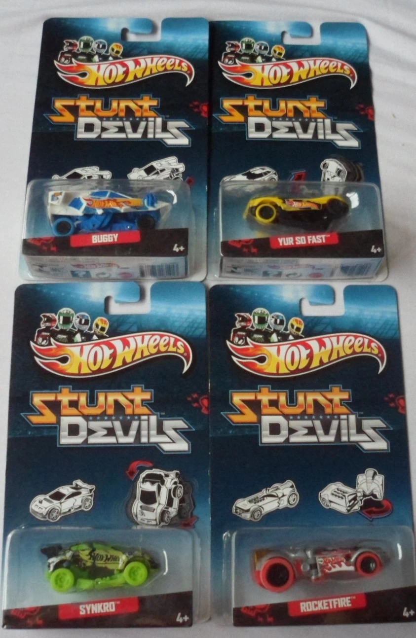 Hot Wheels Stunt Devils – Rocketfire, Buggy, Yur So Fast & Synkro 2 Hot Wheels Stunt Devils – Rocketfire, Buggy, Yur So Fast & Synkro - Image 2