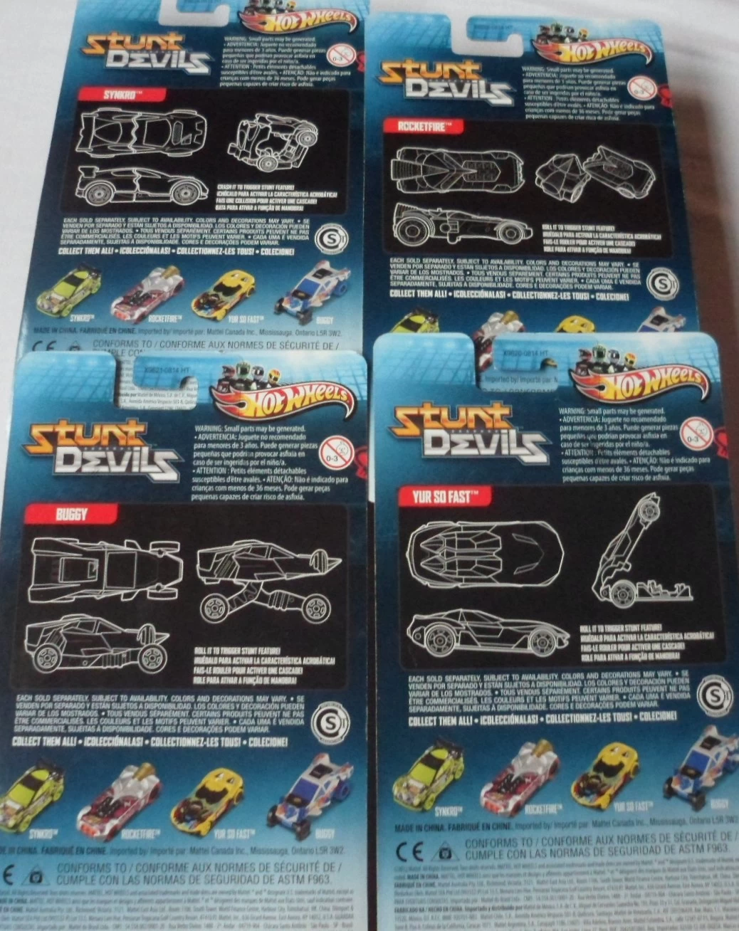 Hot Wheels Stunt Devils – Rocketfire, Buggy, Yur So Fast & Synkro 7 Hot Wheels Stunt Devils – Rocketfire, Buggy, Yur So Fast & Synkro - Image 7