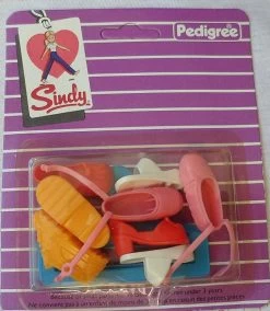 Sindy Vintage Shoes Pack Made By Pedigree – P